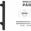 Dverné madlo MP FT K00 Ø 25 mm UN (BS - Čierna matná) - pár, MP BS (čierna mat)