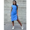 Midi šaty s rozparkom TW-SK-2318.69P blue