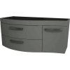 Skrinka pod umývadlo Devo Vena 2.0 ľavá sivá 110 x 50 x 42 cm VE2-SU1D2SL-1-F118L09