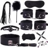 Plush Bondage S/M Kit čierny (10 ks)