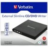 Verbatim 98938, externá CD/DVD mechanika, rýchlosť CD(24x) DVD (8x) technológia MDISC (tm)