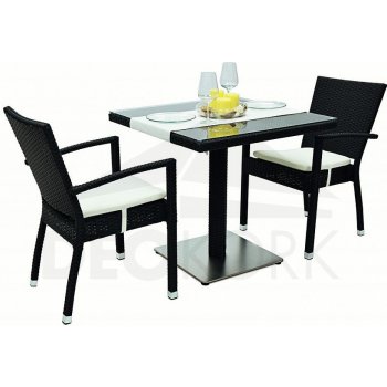 Záhradný ratanový stôl GINA 80x80 cm (čierna) od 259 € - Heureka.sk