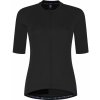 Dámsky vzdušný cyklodres ESSENTIAL II s bezšvovým krátkym rukávom, čierny L