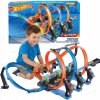 HOT WHEELS ACTION DRÁHA SMYČKY HRÔZY S POHONOM 3 ZÓNY HAVÁRIÍ + AUTÍČKO AKO DARČEK