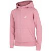 4F detská mikina bavlna ružová, veľkosť 158