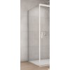 RONAL CADURA WHITE CAST 120cm pevná bočná stena do kombinácie, profil biely - 07 – sklo číre