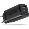 AXAGON ACU-DPQ65, GaN nabíjačka do siete, 3x port, 65W ACU-DPQ65