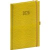 NOTIQUE Týždenný diár Rivoli 2026, žltozelený, 15 x 21 cm