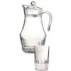 Džbán 1,8 l + 6x pohár 270 ml do 50°C LANCIER sklo