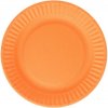 Papierové taniere - Oranžové, 6 kusov