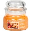 Village Candle Warm Apple Pie 262g - malá vonná svíčka ve skle Jablečný koláč