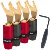 AudioQuest SureGrip 300 - BFA/Multi Spade 4 Set - Gold