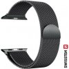 SWISSTEN milánský tah řemínek pro Apple Watch 42-44 mm černá 46000211
