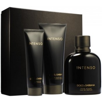 Dolce & Gabbana Intenso Pour Homme EDP 125 ml + balzam po holení 100 ml + sprchový gél 50 ml darčeková sada