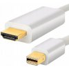 Kábel Interlook DP-G-1.8M-White HDMI - mini DisplayPort 1,8 m