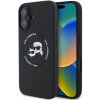 Karl Lagerfeld Liquid Silicone K&CH Heads MagSafe kryt pre iPhone 16, čierny 57983122720