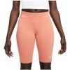 Dámske kraťasy na voľný čas Nike W NSW ESSNTL MR BIKER SHORT W oranžové CZ8526-827 - M