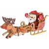 Woodcraft Drevené 3D puzzle Santove sane