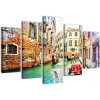 Obraz na plátně pětidílný Město Benátky Itálie - 150x100 cm