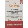 Decora Gélová farba vínová 28g