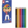 Janod Colorino Trojhranné pastelky 12 farieb, 3+