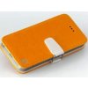 Kožene puzdro iPhone 5 Orange