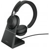 Jabra Evolve2 65/Stereo/USB/BT/Bezdrať/Stand/Čierna 26599-989-989