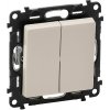 Vypínač č.5B (6+6) LEGRAND VALENA LIFE 752208 béžový