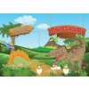 Dinosaury - Viac než 500 nálepiek , 8 obrázkov na ozdobenie, 8 strán maľovaniek