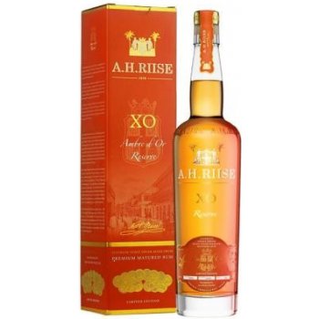 A.H. Riise X.O. Ambre d'Or Reserve 42% 0,7 l (kartón)