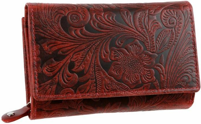 Mercucio Elegantná dámska peňaženka s potlačou RFID červená od 26,9 € -  Heureka.sk
