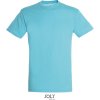 SOL's Collection Tričko Regent, krátký rukáv COT25138015914-atoll blue 4XL Modrá atol