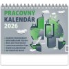 Press Group Stolový kalendár riadkový 21 x 15 cm - Pracovný malý 2026