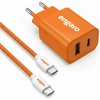 engaroPower rýchlonabíjačka s 2-metrovým pleteným USB-C káblom
