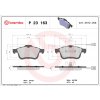 Sada brzdových platničiek, vždy 4 kusy v sade BREMBO P 23 163 (P23163)