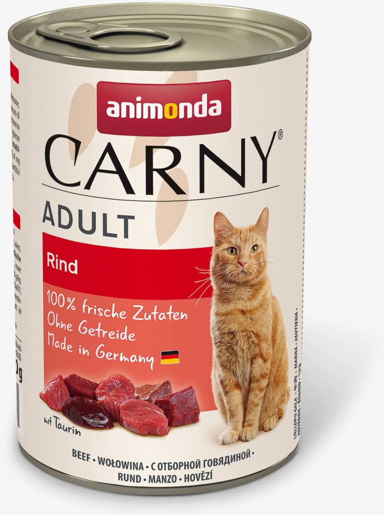 Animonda CARNY cat Adult hovädzie 6 x 400 g