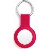 Aiino - GiGiTag Silicon holder with keychain for AirTag - Cherry