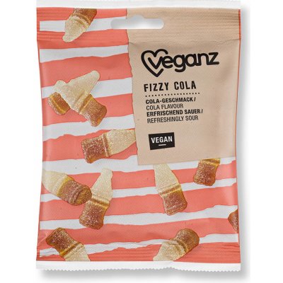 Veganz Fizzy cola gumové bonbónky 100 g