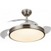 Philips 8720169279148 Atlas stropné svietidlo s ventilátorom LED D485mm 35+28W/4500lm 2700+4000+5500K nikel, diaľkové ovládanie