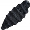 Anna brčky česateľné Crochet Braids čierne #1B: 65cm 300g