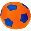 Sedacia vak - lopta 110 cm - oranžová + modrá