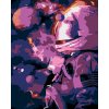 ZUTY Maľovanie podľa čísel - ASTRONAUT VO HVIEZDACH Rámovanie: vypnuté plátno na rám, Rozmer: 40x50 cm