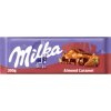 Milka Čokoládový mandľový karamel, mlieko s mandľami