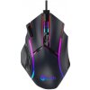 C-TECH Herní myš Akali, 12800 DPI, RGB podsvícení, USB, Černá GM-15