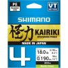 Shimano Šnúra Kairiki 4 Mantis Green - 0,16mm 300m