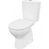 Cersanit ARTECO - WC kombi + antibakteriálne sedátko s funkciou pomalého zatvárania, vertikálny odpad, K667-076