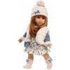 Llorens 53555 Nicole - realistická panenka s měkkým látkovým tělem - 35 cm