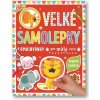 Velké samolepky a omalovánky pro malé ruce Divoká zvířata (Véronique Petit)