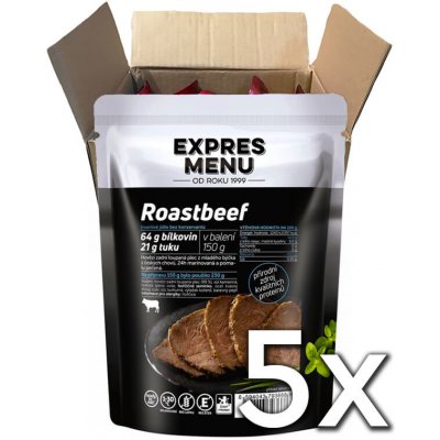 Expres menu Roastbeef 1 porcia 150g | 5ks v kartóne