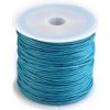 Šnúra bavlnená Ø0,8 mm voskovaná - 1 ks 13 modrá svetlá